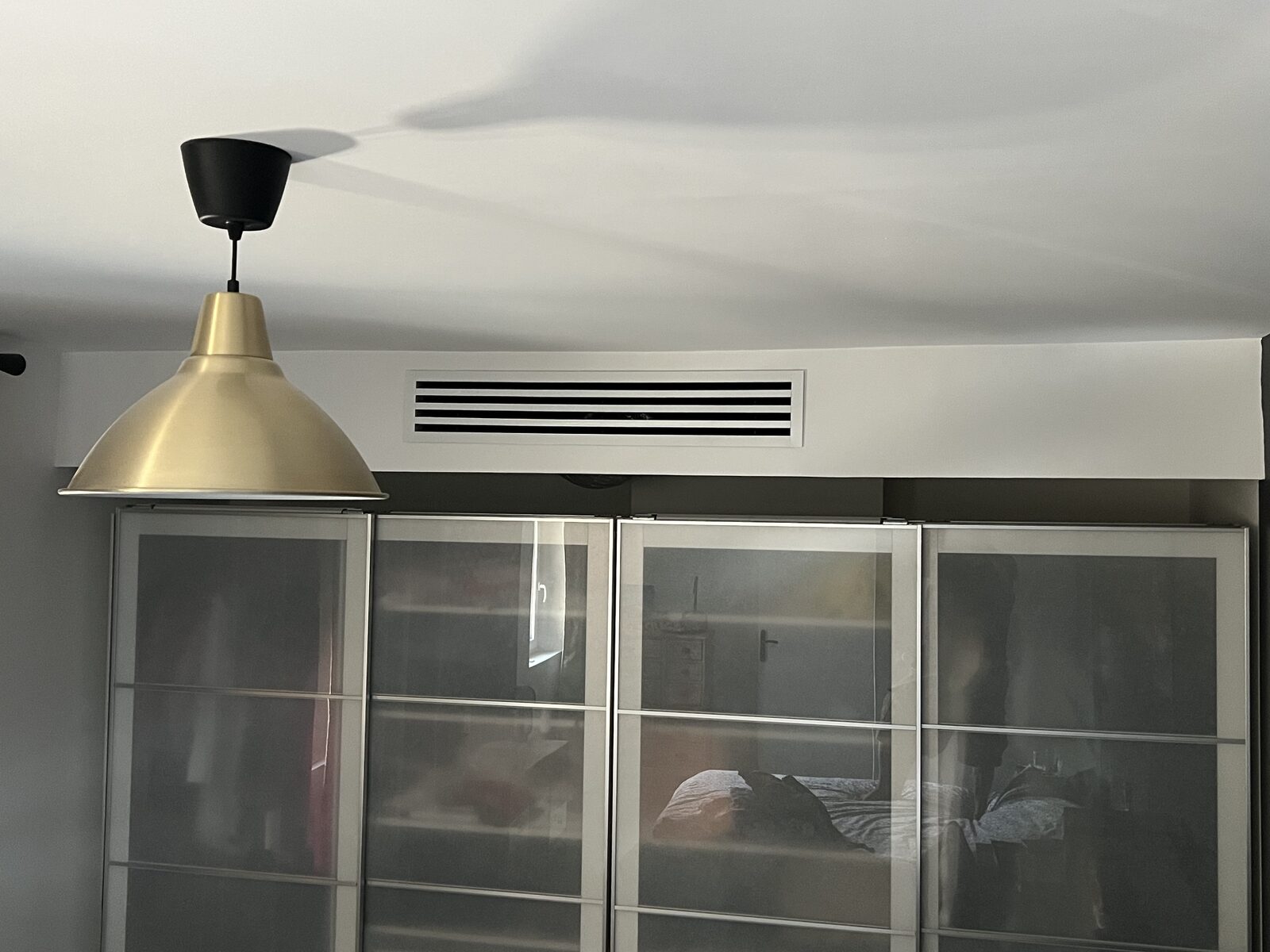 Grille de soufflage d’une climatisation gainable
